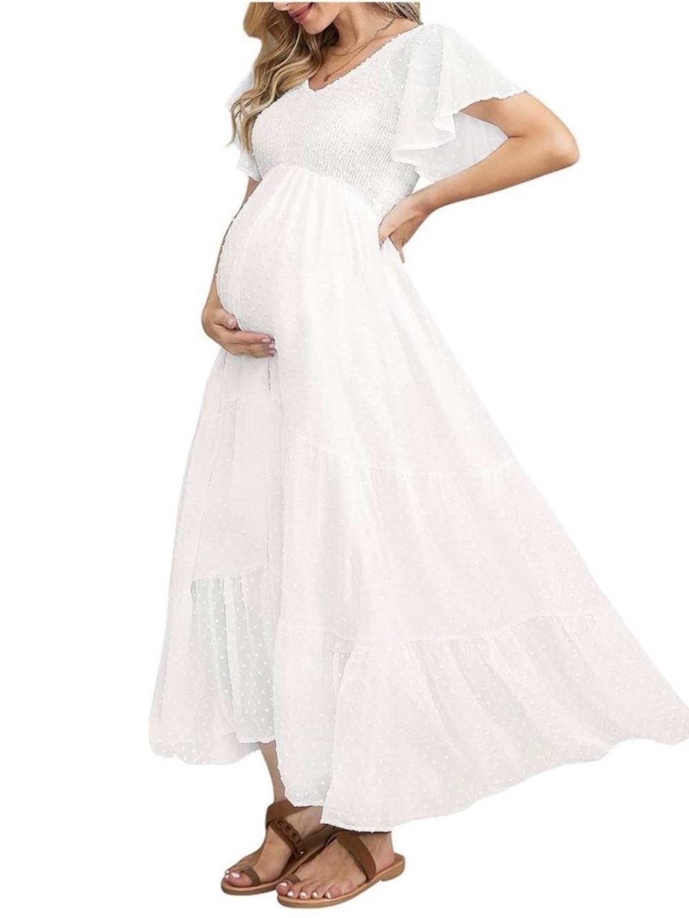 Maternity Maxi Dress, XXL